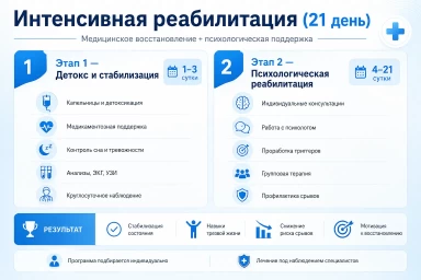 Реабилитация за 21 день в Верхнем Тагиле